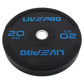 Диски бамперні Bumper Plates LiveUp 20 кг (LivePro LP8331)