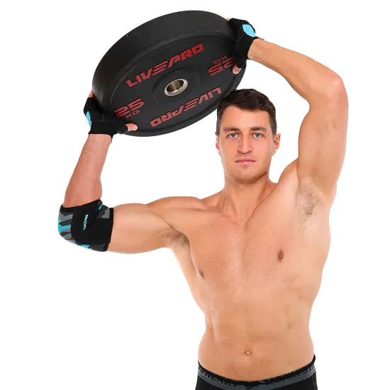Диски бамперные Bumper Plates LiveUp 25 кг (LivePro LP8331)