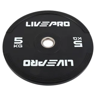 Диски бамперні Bumper Plates LiveUp 5 кг (LivePro LP8331)