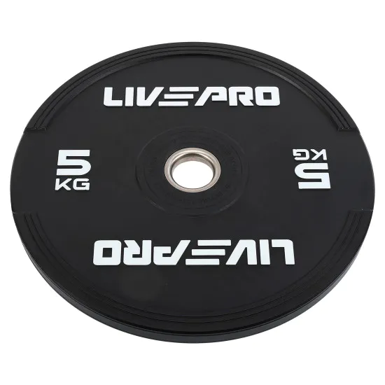 Диски бамперные Bumper Plates LiveUp 5 кг (LivePro LP8331)