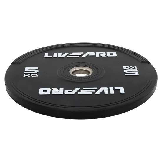 Диски бамперные Bumper Plates LiveUp 5 кг (LivePro LP8331)