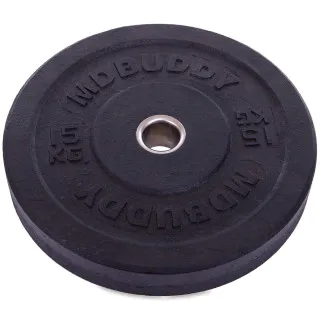 Диски бамперні Bumper Plates MDbuddy 15 кг гумові