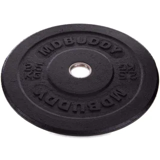 Диски бамперні Bumper Plates MDbuddy 2,5 кг гумові
