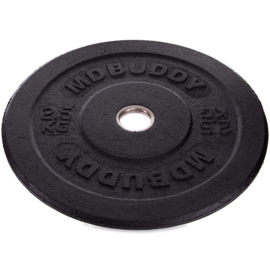 Диски бамперные Bumper Plates MDbuddy 2,5 кг резиновые