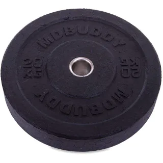 Диски бамперні Bumper Plates MDbuddy 20 кг гумові