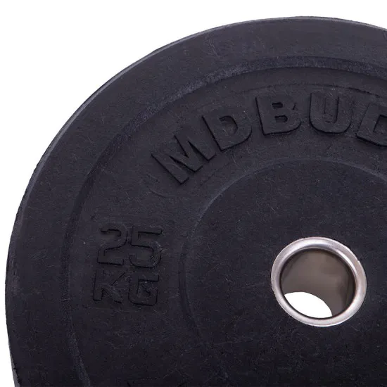Диски бамперные Bumper Plates MDbuddy 25 кг резиновые