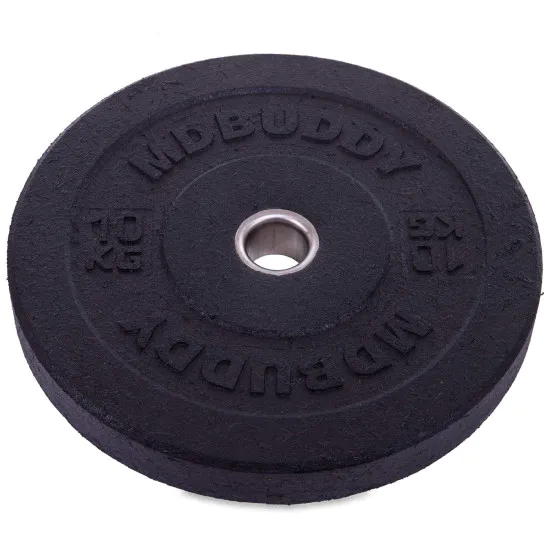 Диски бамперные Bumper Plates MDbuddy 10 кг резиновые