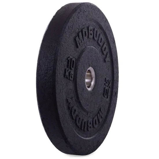 Диски бамперные Bumper Plates MDbuddy 10 кг резиновые