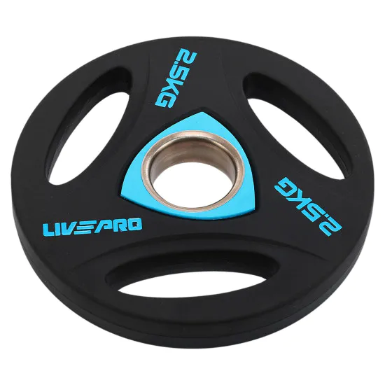 Диски (блини) поліуретанові LiveUp 2,5 кг (LivePro LP8020)