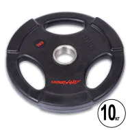 Диски (блини) обгумовані Life Fintess 10 кг отвір 51 мм (SC-80154)