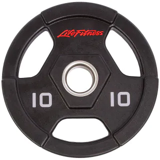 Диски (блини) поліуретанові Life Fintess 10 кг (51 мм)