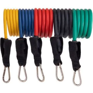 Набір еспандерів на 5 джгутів Resistance Band DOUBLE CUBE (501)