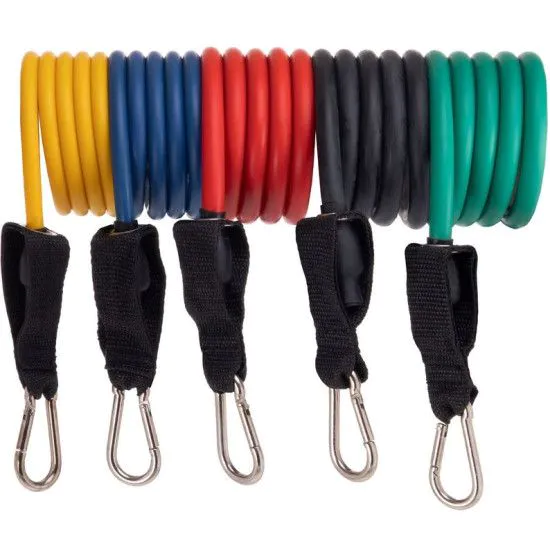Набір еспандерів на 5 джгутів Resistance Band DOUBLE CUBE (501)