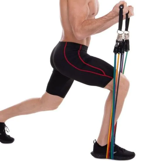 Набір еспандерів на 5 джгутів Resistance Band DOUBLE CUBE (501)