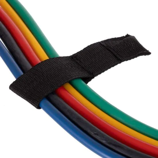 Набір еспандерів на 5 джгутів Resistance Band DOUBLE CUBE (501)