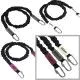 Еспандер трубчастий із карабінами EZOUS RESISTANCE TUBE WITH COVER 
