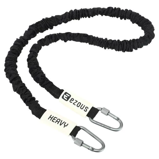 Еспандер трубчастий із карабінами EZOUS RESISTANCE TUBE WITH COVER 