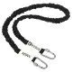 Еспандер трубчастий із карабінами EZOUS RESISTANCE TUBE WITH COVER 