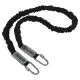 Еспандер трубчастий із карабінами EZOUS RESISTANCE TUBE WITH COVER 