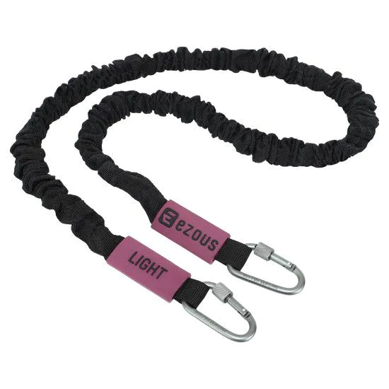Еспандер трубчастий із карабінами EZOUS RESISTANCE TUBE WITH COVER 