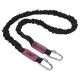 Еспандер трубчастий із карабінами EZOUS RESISTANCE TUBE WITH COVER 