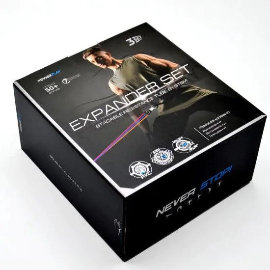Набір еспандерів на 3 джгута PowerPlay PP-4101 Expander Tube Set