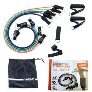 Набір еспандерів на 5 джгутів LiveUp EXPANDER TUBE SET