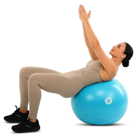 Фітбол LivePro ANTI-BURST BALL 65 см м'яч для фітнесу сатин