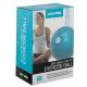 Фітбол LivePro ANTI-BURST BALL 65 см м'яч для фітнесу сатин