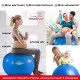 Фітбол з насосом PowerPlay 4000 Premium 65см