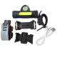 Налобный фонарик BL-872 XPE+COB USB 