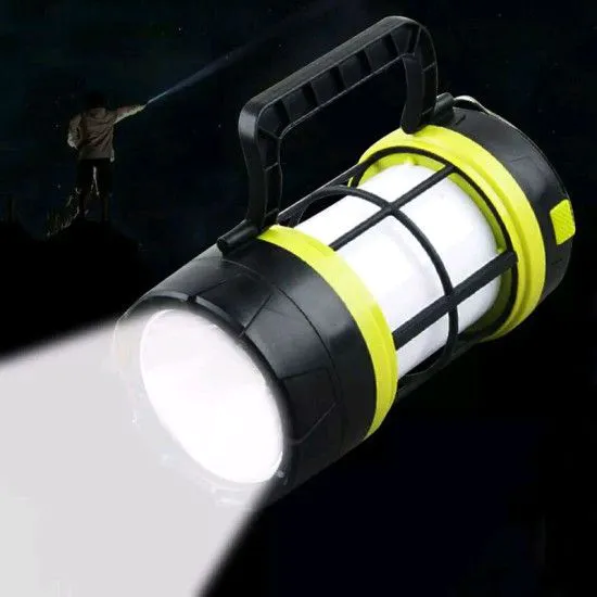 Ліхтар кемпінговий 910-LED+COB (white+red) павербанк сонячна батарея ЗУ USB