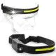 Налобный фонарик CB-689-1 XPE+COB (white/red) с сенсором вкл/выкл