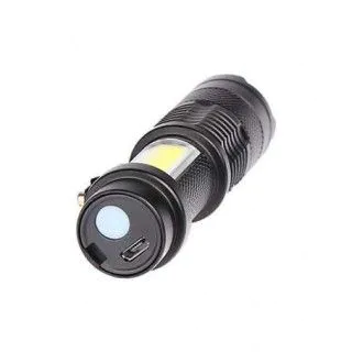 Фонарик BL-525/8468-XPE+COB Li-Ion аккум. USB (9 см)