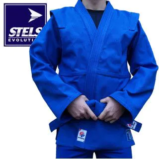 Куртка самбо STELS PROFESSIONAL FIAS синя 