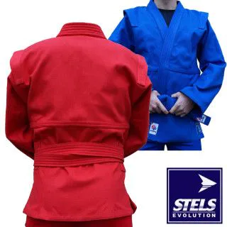 Куртка самбо STELS PROFESSIONAL FIAS синя 