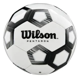 М'яч футбольний Wilson Pentagon white / black size 5