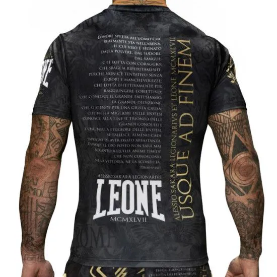 Рашгард із коротким рукавом Leone Legionarivs Black L