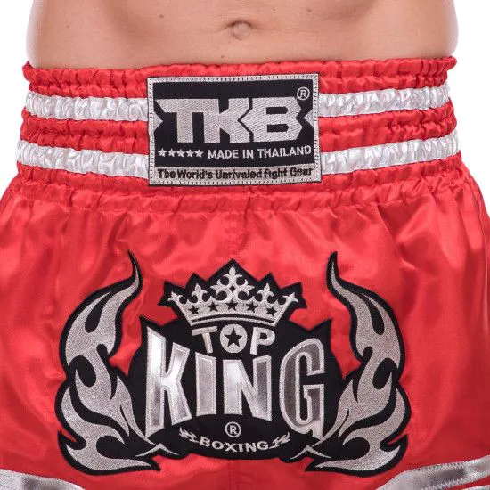 Шорти для кікбоксингу та тайського боксу TOP KING червоний
