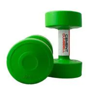 Гантелі для фітнесу 2 кг LiveUp CEMENT DUMBELL (пара)