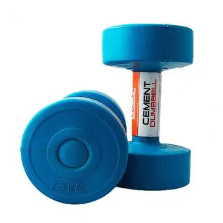 Гантелі для фітнесу 3 кг LiveUp CEMENT DUMBELL (пара)