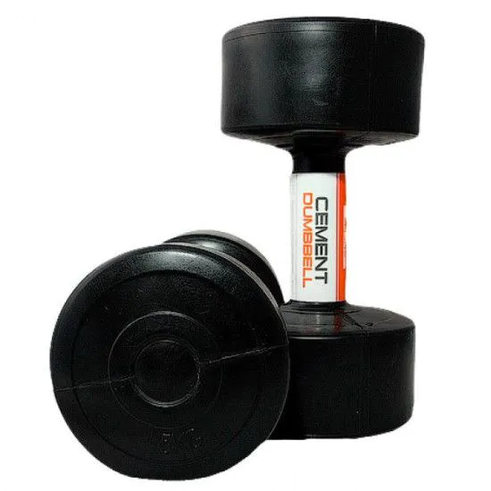 Гантелі для фітнесу 5 кг LiveUp CEMENT DUMBELL (пара)