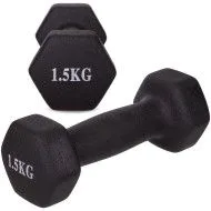 Гантелі для фітнесу 1,5 кг NEOPRENE (пара)