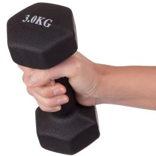 Гантелі для фітнесу 3 кг NEOPRENE (пара)
