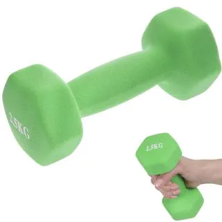 Гантелі для фітнесу 2,5 кг NEOPRENE ZELART (пара)