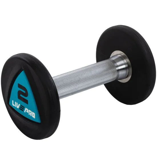 Гантелі 2 кг LiveUp LP8002 PU покриття (пара)
