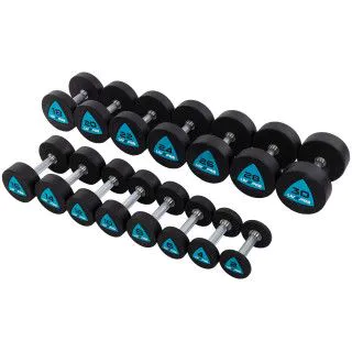 Гантелі 10 кг LiveUp LP8002 PU покриття (пара)
