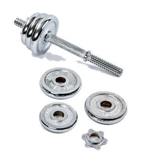 Гантелі складальні хром 7.5 кг х 2 шт.