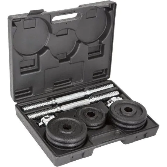 Набор гантелей в кейсе LiveUp DUMBBELL SET 7,5 кг х 2 шт. 