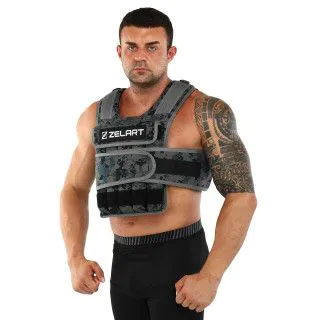 Жилет обтяжувач з регулюванням ваги Zelart WEIGTH VEST 15 кг